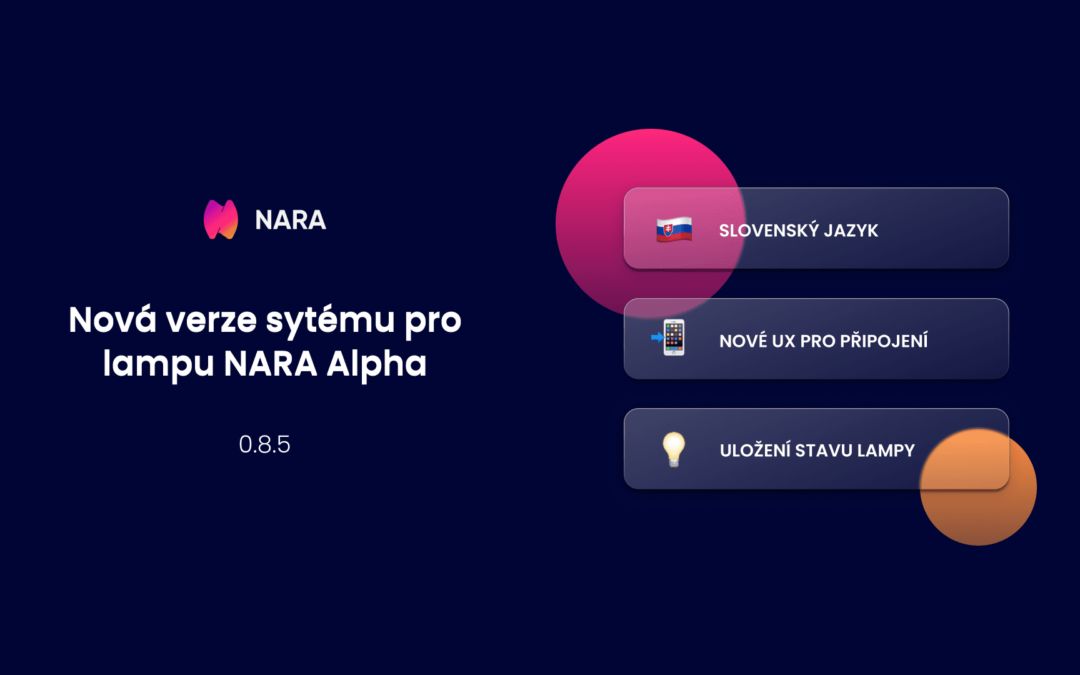 Upgradujeme NARA app: Nekonečné animace i přehlednější zobrazení